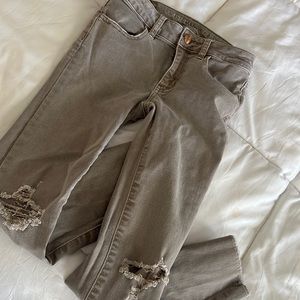 American eagle jegging crop